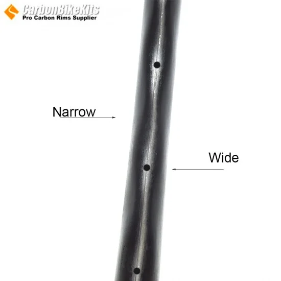 Wave Shape 700C 68x31mm Carbon Tubeless Hooked/Hookless/Tubular Road Bike Rim